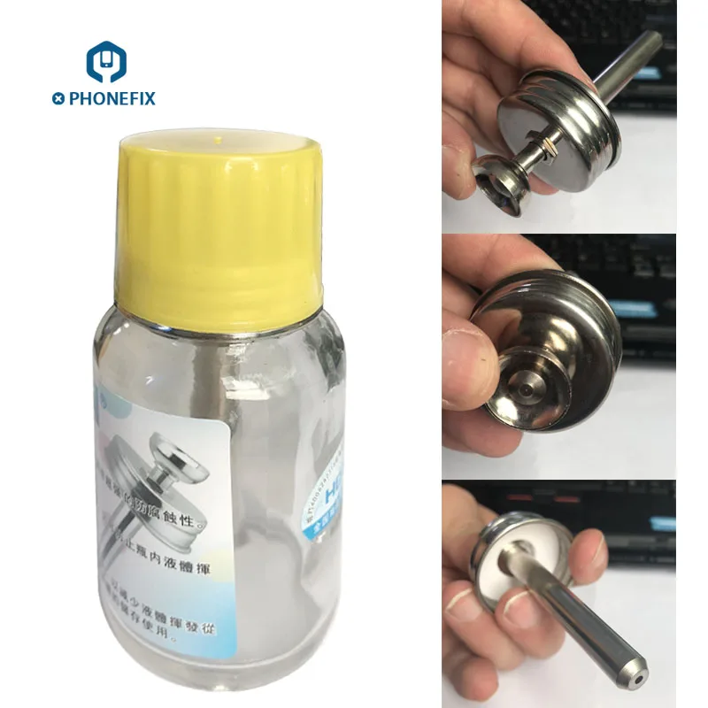 100ML 150ML Glass Alcohol Bottle Washing Plate Press Automatic Water Caps for Mobile Phone Repair Clean Tool | Инструменты