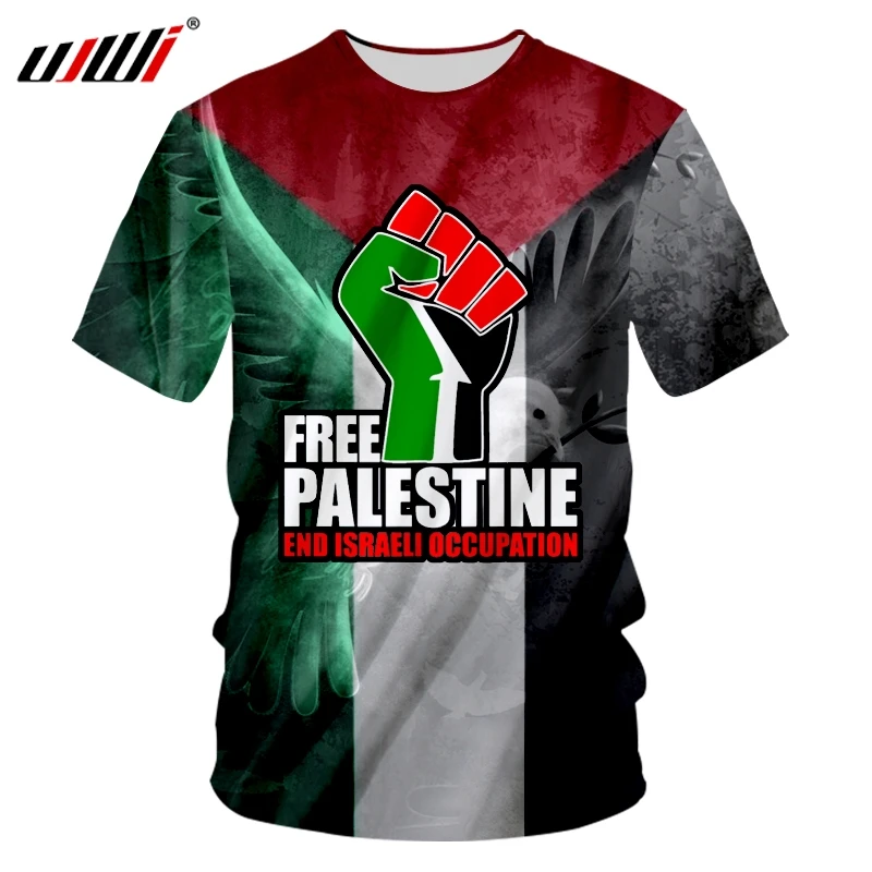 UJWI новые Палестина Бесплатная собрание 3D всего тела Печатный Национальный флаг