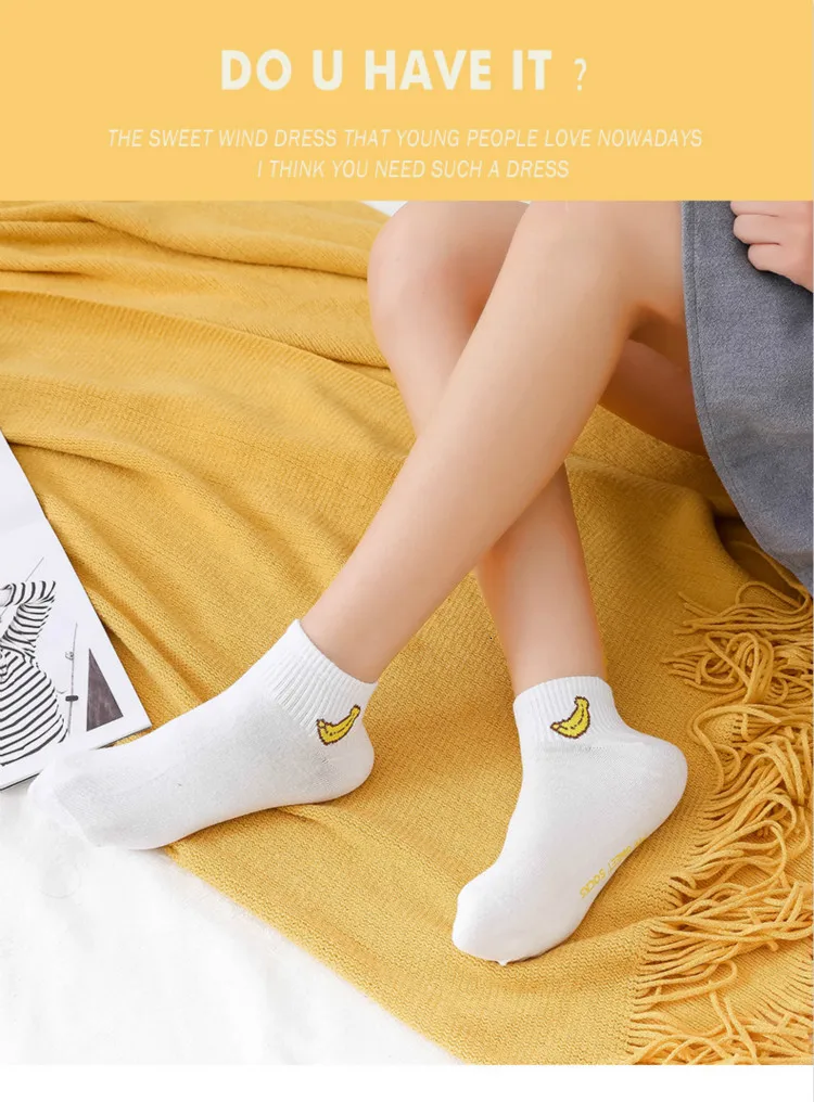 Женские носки, хлопковые носки, короткие, Харадзюку, Chaussette Femme Courte Calcetines Mujer Divertido, хипстерские, для скейтборда, до лодыжки, забавные, кавайные