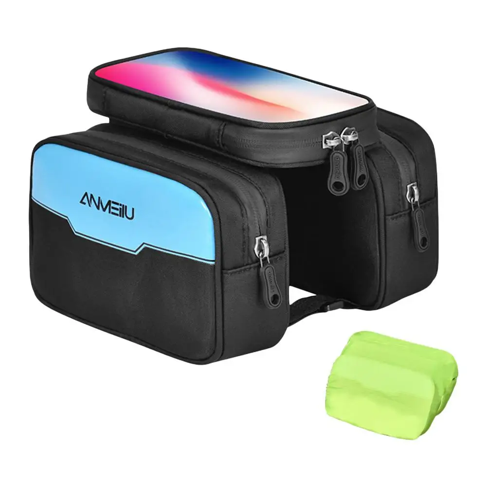 

Bike Bags Detachable Bicycle Mobile Phone Bag Large Capacity Cycling Bags With Fixed Straps Double Protection Easy To Operate