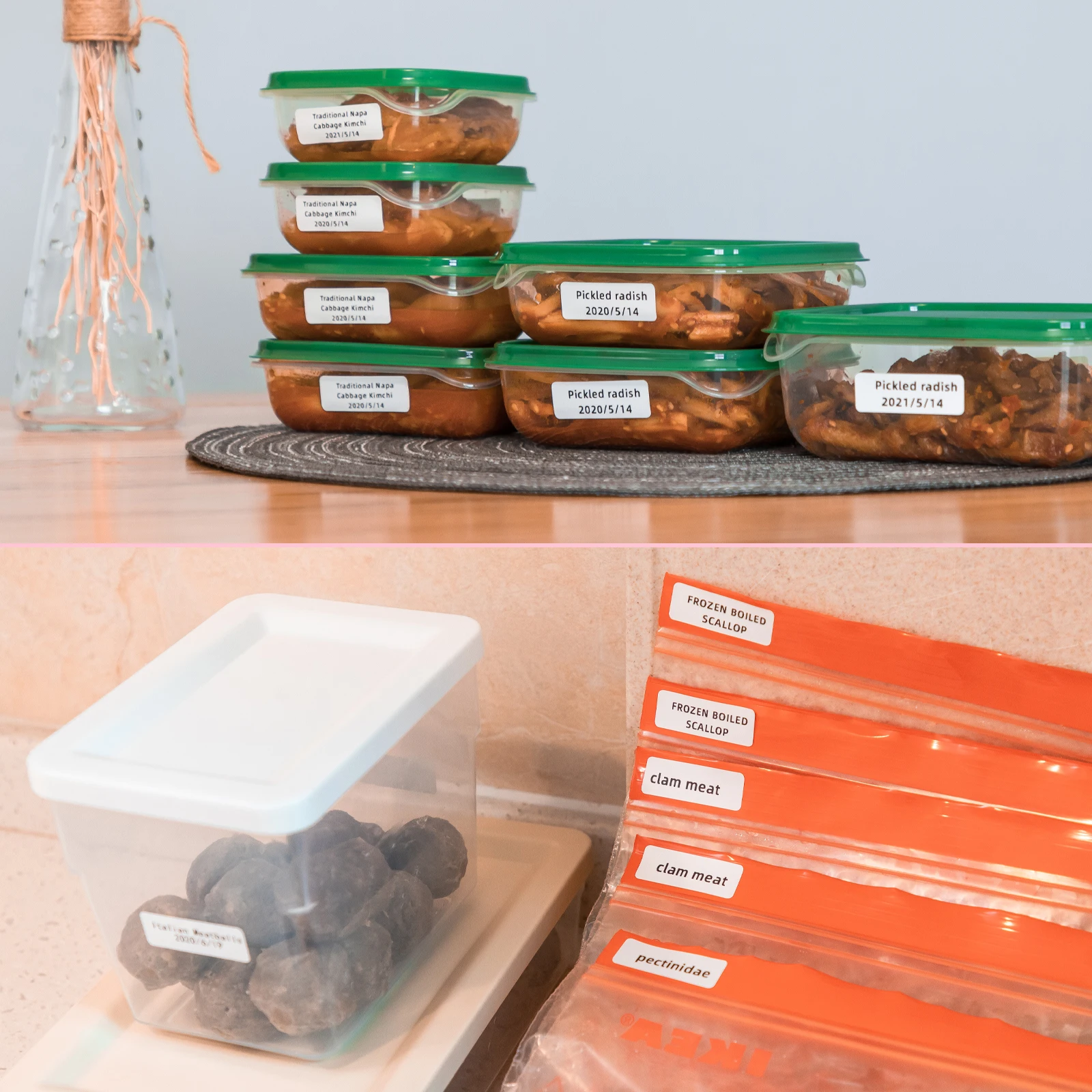 

Aibecy White Blank Label Paper Self-Adhesive Thermal Paper Roll For Phomemo D30 Thermal Printer for Home Office Organization