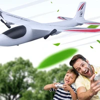fx 818 2 4g epp remote control rc airplane glider toy with led light kids gift