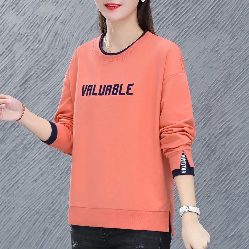 

Женский Повседневный свитер с капюшоном, Свободный пуловер большого размера в Корейском стиле, универсальная блузка, весна-осень 2022