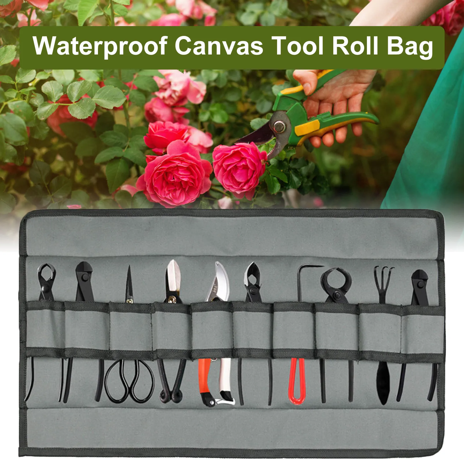 Садовая сумка для инструментов водонепроницаемая холщовая садовая Сумка ведро