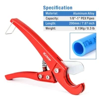 pex cutter cutting 18 1 pex tubings portable pex cutting tool one hand fast tube cutter cleanstraight cuts not for pvc pipe