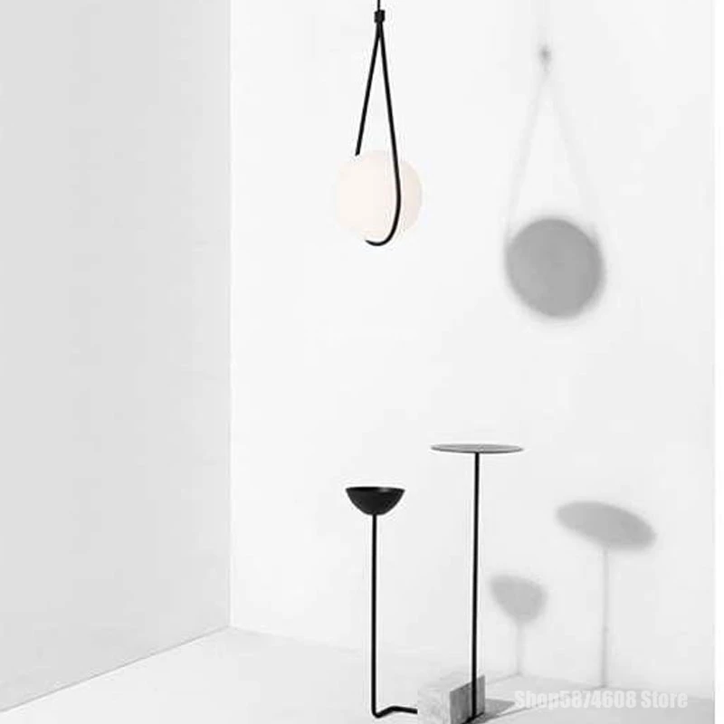 Современные стеклянные подвесные светильники Нордический ресторан Бар Декоративные подвесные лампы Гостиная Кухня Освещение.