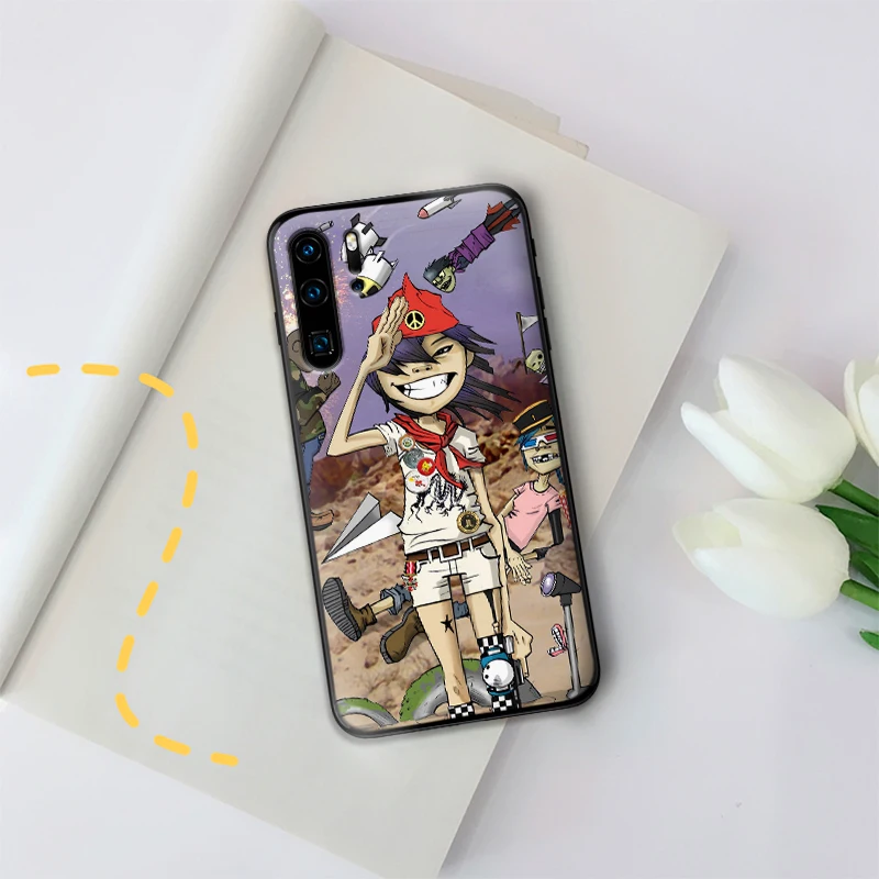 Gorillaz мягкий силиконовый ремешок для huawei P30 Lite Pro P Smart 2016 2019 P8 P9 P10 P20 TPU | Мобильные