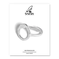 ssteel vintage rings for women sterling silver 925 minimalist geometric handmade adjustable ring bijoux femme fine jewellery