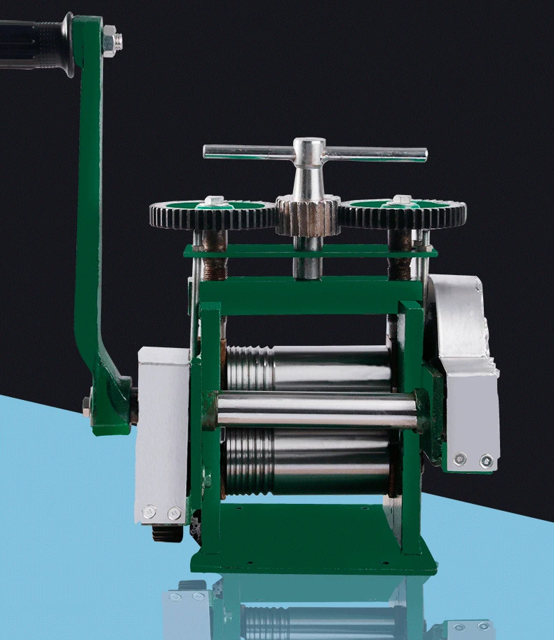 

Flat Half round square sheet wire Hand Operate mini gold Rolling Mill EU jewelry rolling mill tablet press machine