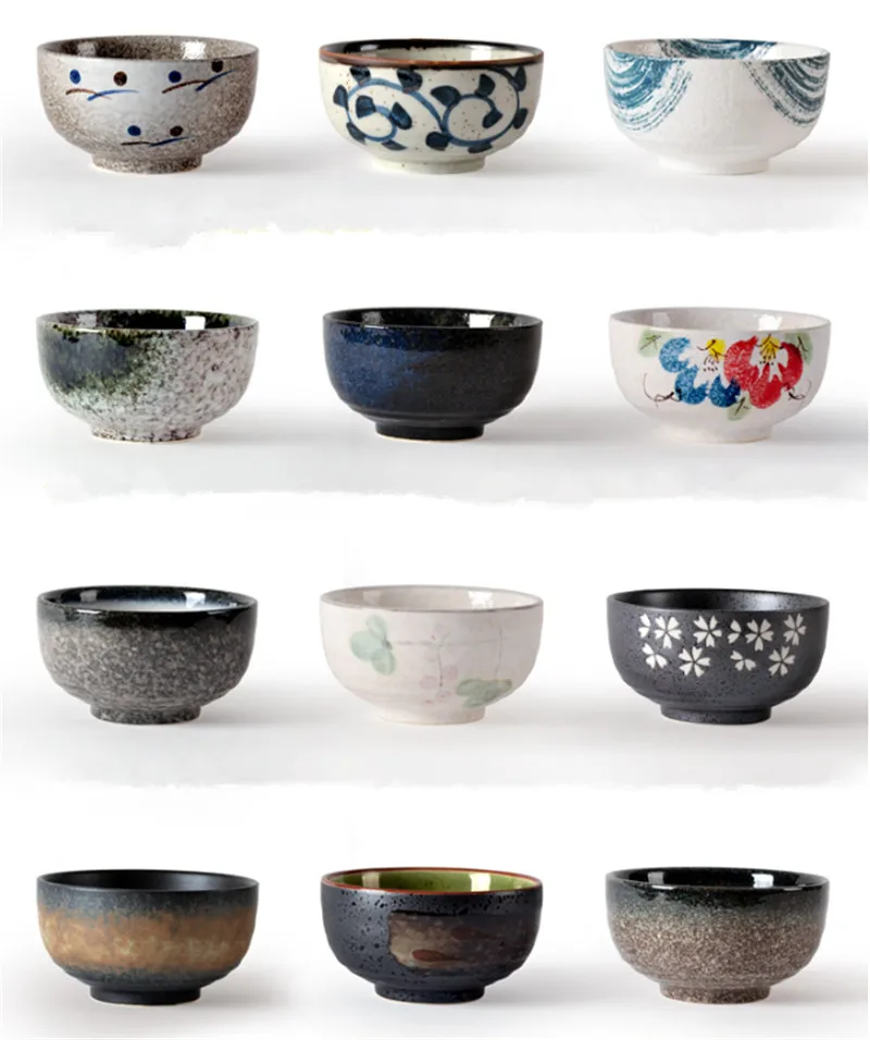 Японский шар риса миска для салата супа керамическая и лапши креативная посуда