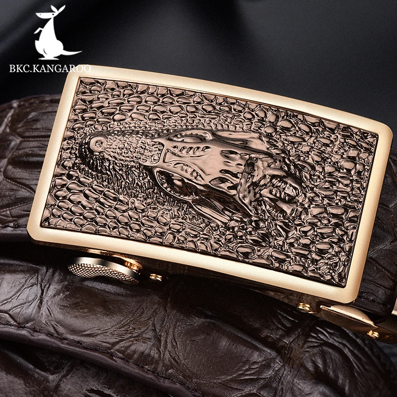 BKC. Кенгуру мужской ремень из натуральной кожи бренд автоматическая пряжка