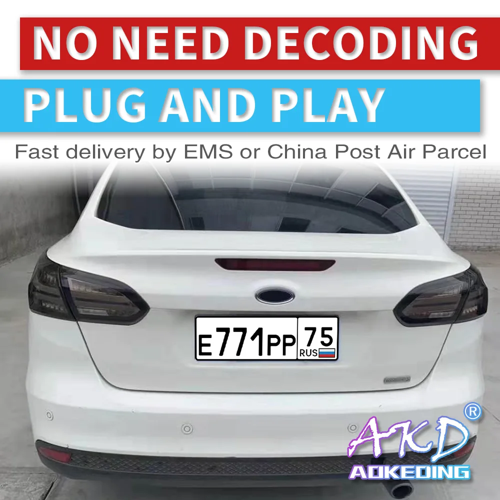 Автомобильный Стайлинг для Ford focus 3 светодиодный задний фонарь для Ford Focus светодиодный противотуманный фонарь для focus 3 аксессуары автомобильный Стайлинг