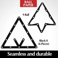 kick off film billiard pendulum ball paper 6pcs wear resistant high tech nanomaterial cost effective black 8 accessories