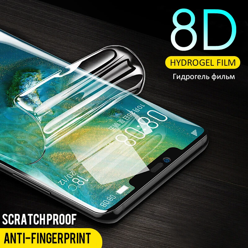 25D Гидрогелевая пленка для защиты экрана Huawei P40 P30 Pro P20 Защитная Honor 8X 9X 10 20 lite не