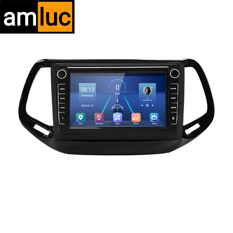 

Автомобильный мультимедийный плеер для Jeep Compass 2017, 2018, 2019, 2020, Android, 4G, Carplay, AM, FM, RDS, IPS, DSP, навигация, стерео