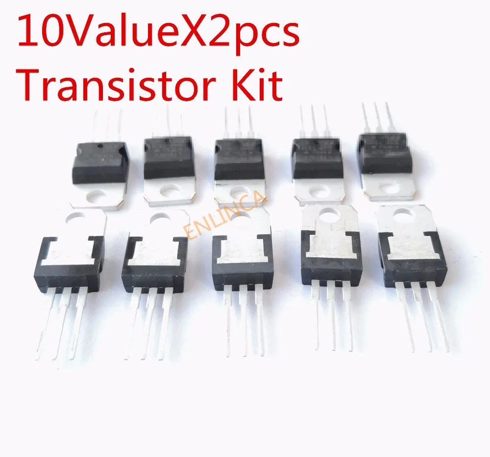 Набор транзисторов LM317 на 220 набор 10 значений * 2 шт. ассортимент 7805 7806 7808 7809 7812 7815 7905
