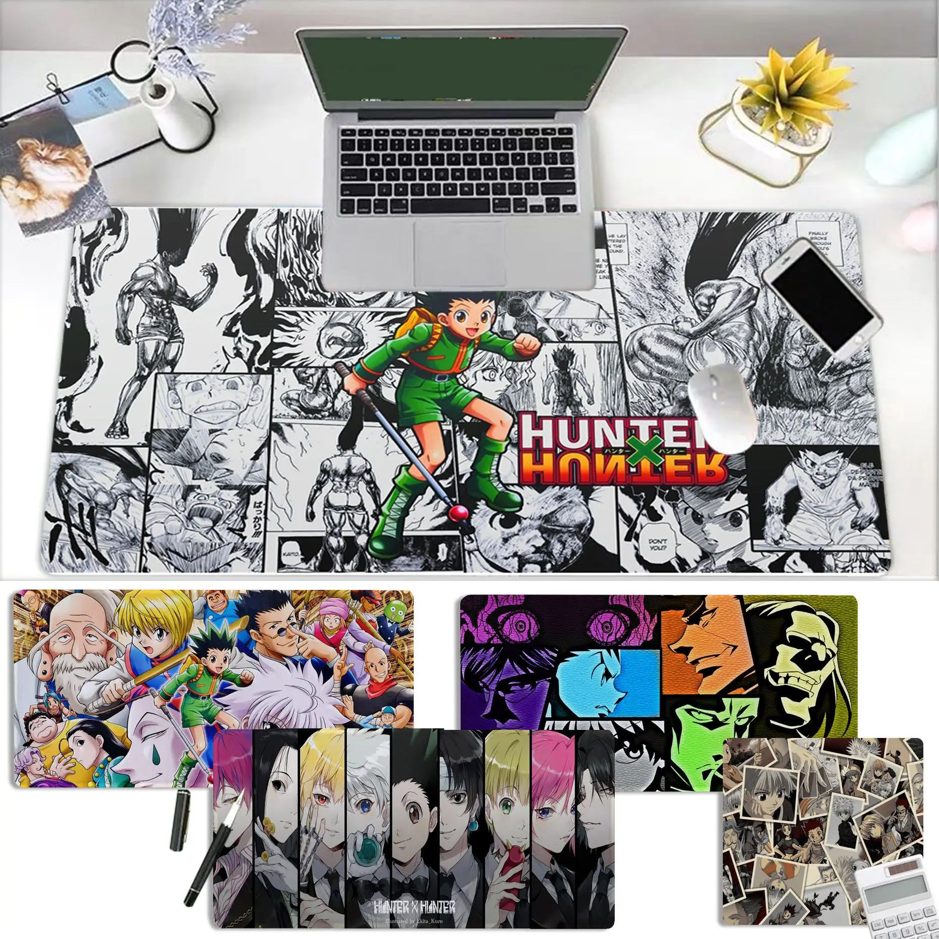 

YNDFCNB anime hunter x Hunter Large sizes DIY Custom Mouse pad mat Size for mouse pad Keyboard Deak Mat for Cs Go LOL