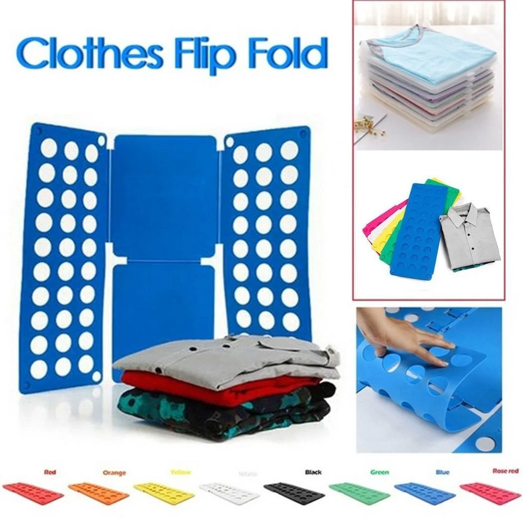 

2020 Creative Convenient Lazy Folding Board Home Folding Clothes Artifact Shirt Folding Board Automatic Folding Board