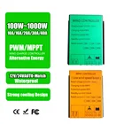 Низкая скорость ветра 100-1000 Вт PWM MPPT Контроллер заряда от ветра 12 В24 В 48 в регулятор водонепроницаемый дизайн с высокой теплоотдачей