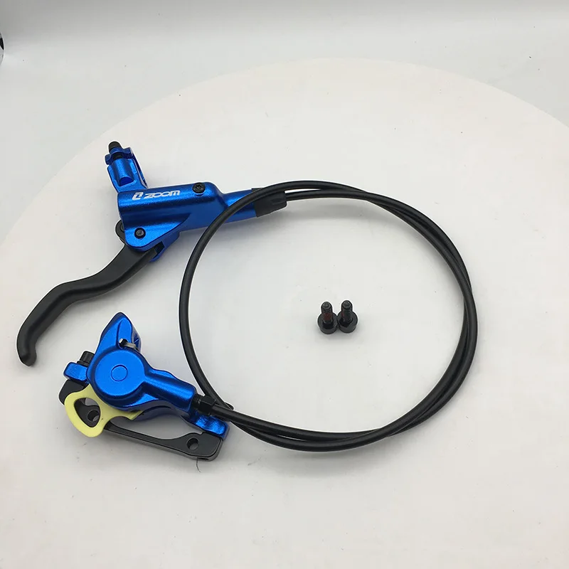Blue front only Zoom HB-875 тормоз велосипед mtb Гидравлический дисковый тормоз набор зажим горный велосипед тормоз лучше, чем M395 M447 - Цвет: Blue front only