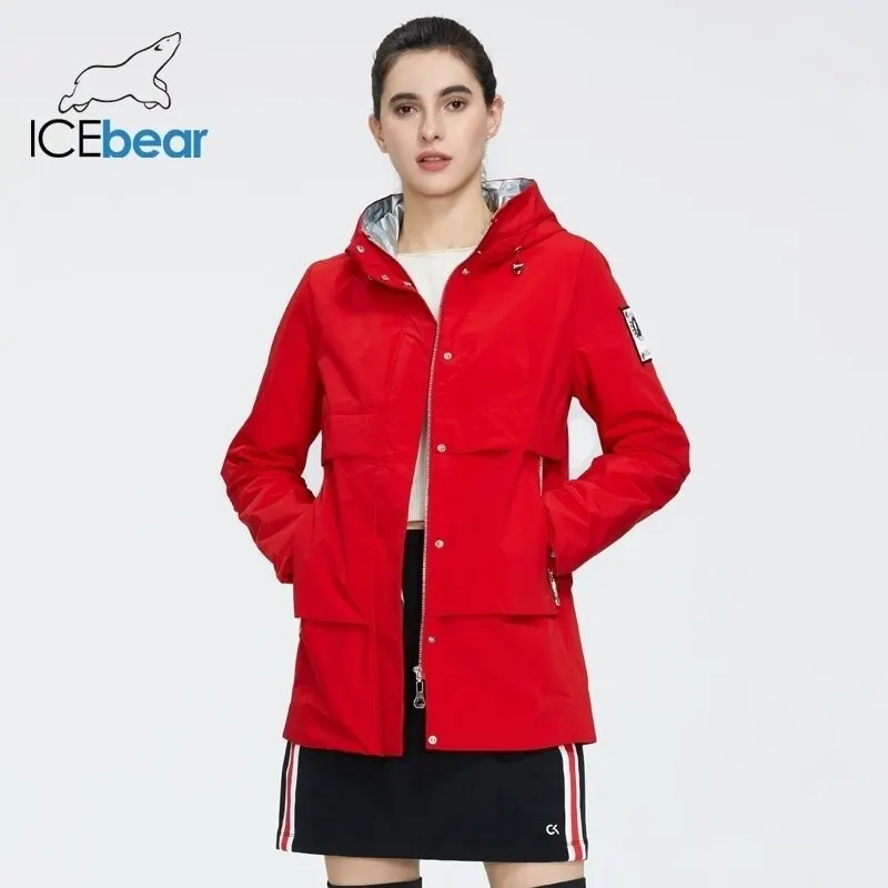 

ICEbear 2021 Short women coat new fall women jacket high quality women parka brand apparel GWC20726I