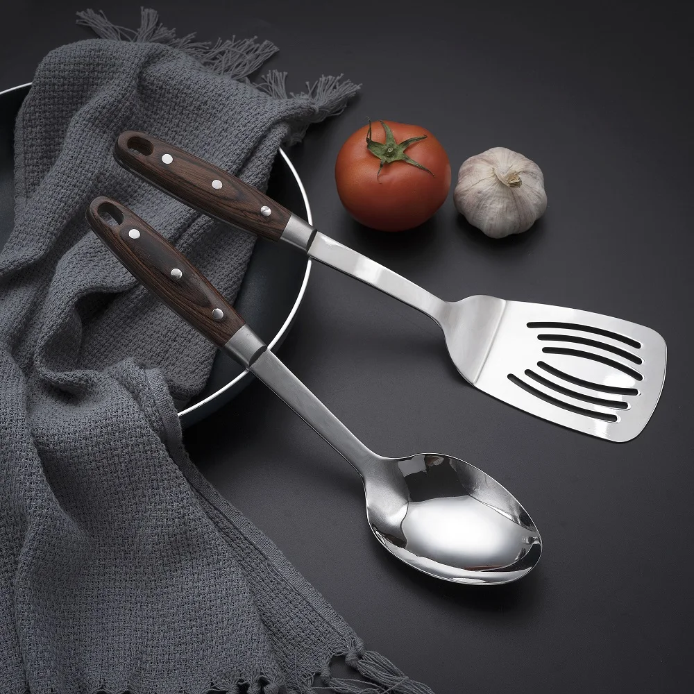 Кухонная утварь посуда набор из 6 предметов ложка скиммер с прорезями вилка