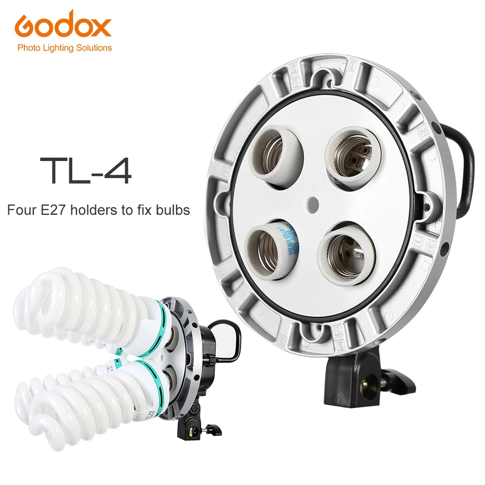 Фотостудия 4 в 1 цоколь E27 трехцветная лампа для фотосъемки|Аксессуары фотостудии|