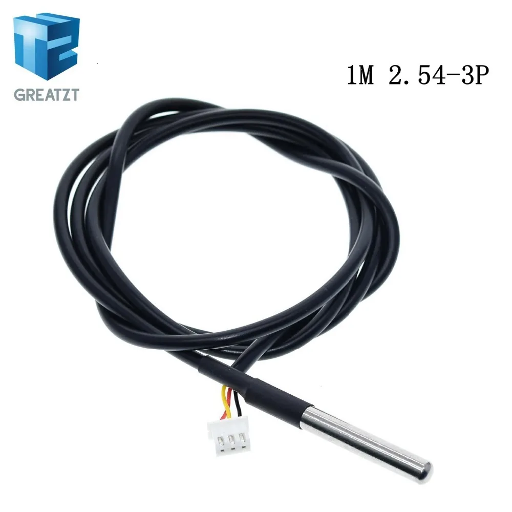GREATZT 1 шт. DS1820 посылка из нержавеющей стали водонепроницаемый DS18b20 датчик температуры 18B20 для Arduino