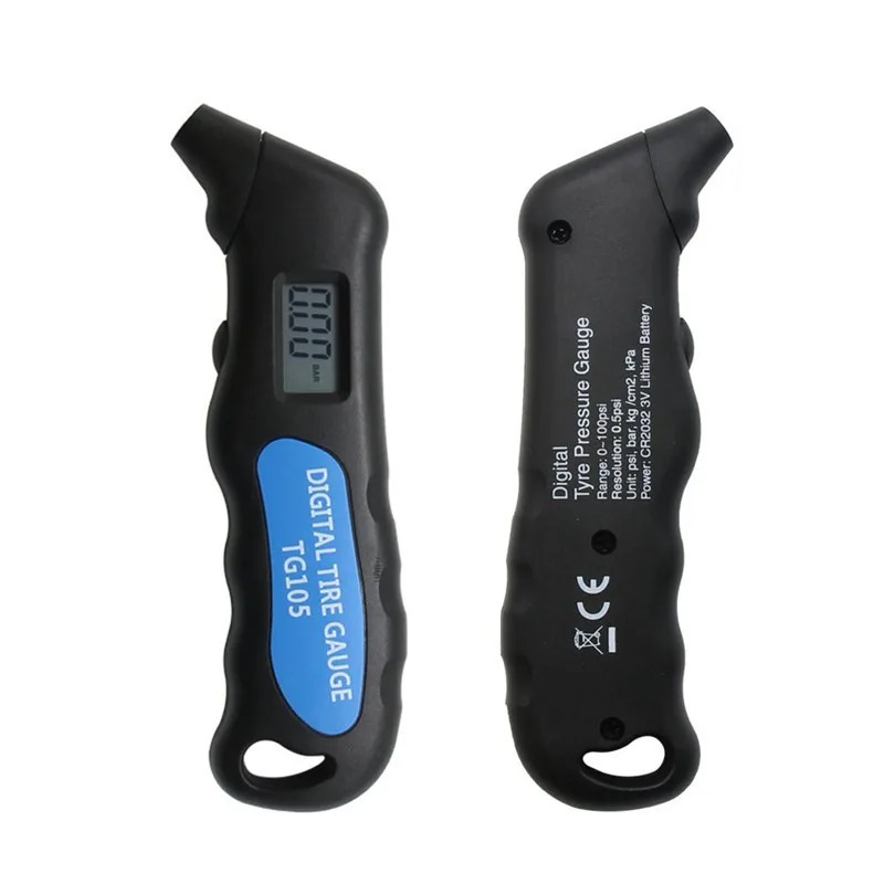 Манометр TG105 Автомобильный цифровой со светодиодной подсветкой измеритель