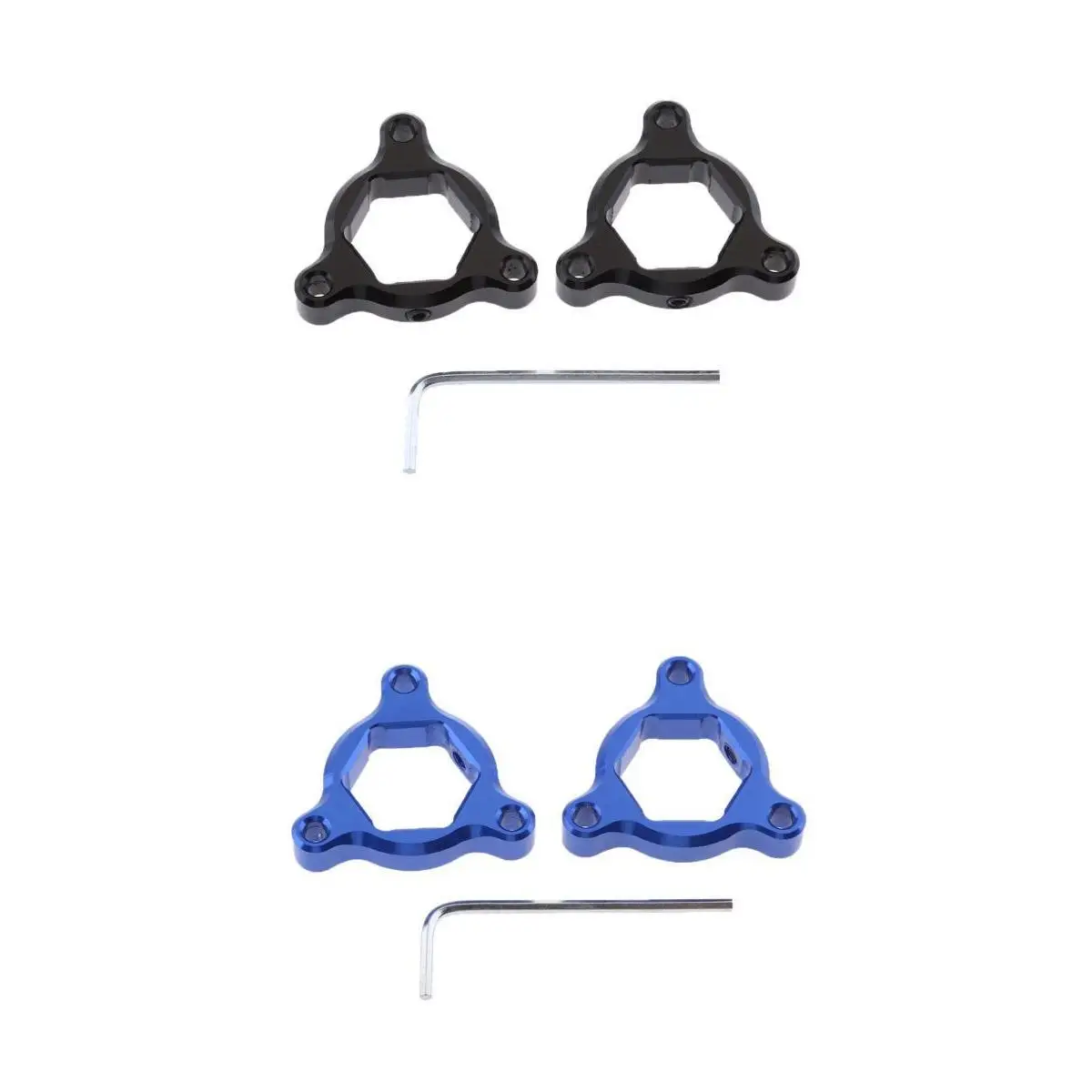 

2 Set Black/Blue 19mm Front Fork Preload Adjusters for Honda CRF1000L 2016 2017 2018