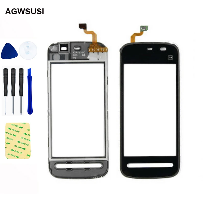 

For Nokia 5228 5230 5232 5233 5235 5236 N5230 Touch Screen Digitizer Sensor Glass Lens Panel Replacement