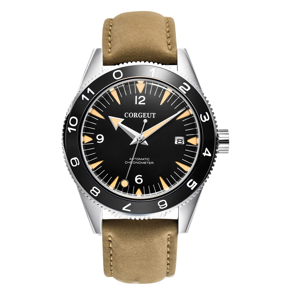 Часы мужские механические с автоподсветкой 41 мм водостойкие|Мужские часы| |