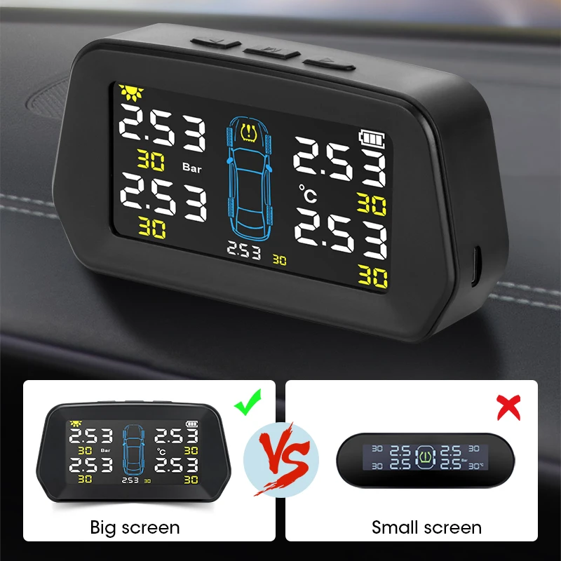 Система контроля давления в шинах Jansite система с солнечной панелью контролем 5 |