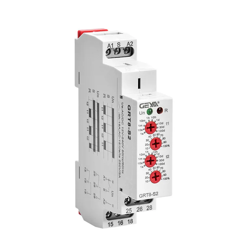 Asymmetric Cycler Timer Relay 220V 16A AC/DC12V-240V Electronic Repeat GRT8-S | Обустройство дома