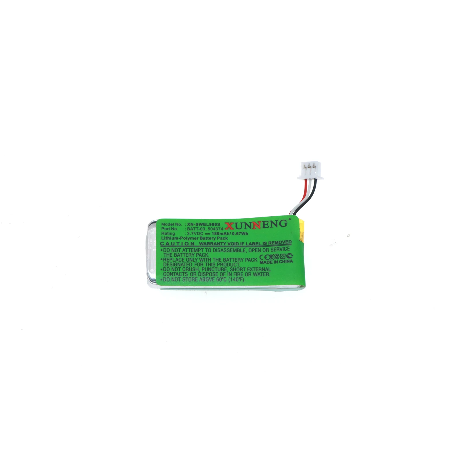 

Аккумулятор XunNeng 504374 BATT-03 для офисных приборов Sennheiser DW Office Pro 1 Pro 2 DW Pro 1 DW Pro 2 DW Pro 3, 180 мА · ч