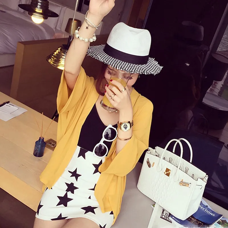 Женская блузка-кимоно в стиле Харадзюку новинка весны 2020 женский кардиган