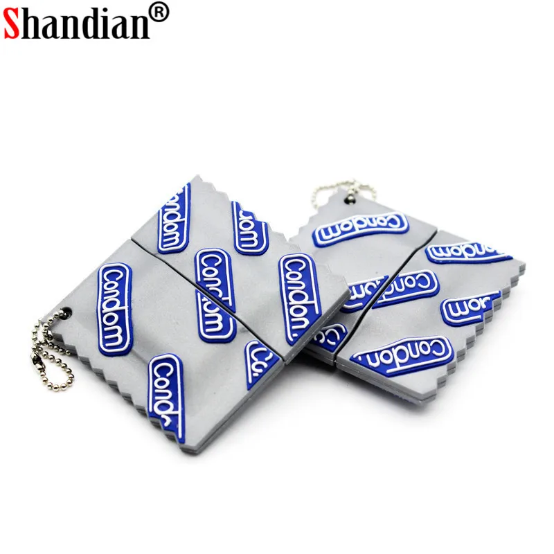 SHANDIAN модная модель презерватив стиль usb флэш накопитель презервативы Pendrive 4 ГБ 8 16