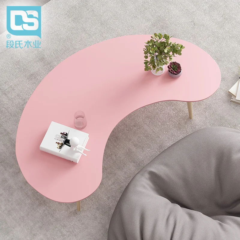 Чайный столик Ins из твердой древесины маленький семейный журнальный с низким