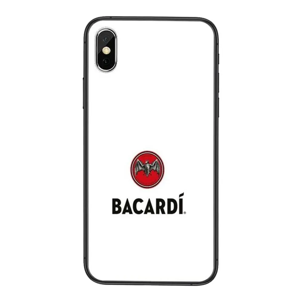 Кожаный чехол для сотового телефона Bacardi Bat Apple iPhone 11 12 Mini Pro 5 5S SE 5C 6 6S 7 8X10 XR XS Plus Max -