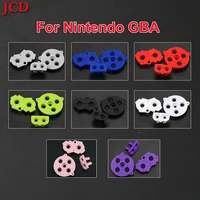 jcd 1set for gba rubber conductive buttons a b d pad for nintend gameboy advance silicone conductive start select keypad