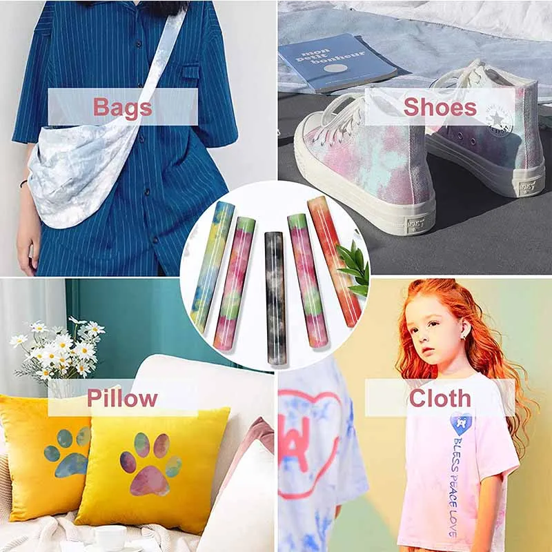 

XFX HTV Transfer Vinyl 25*100cm Cricut Changing Clouds Color PU Heat Transfer Vinyl Heat Cricut Press Machine Tshirt Iron on HTV