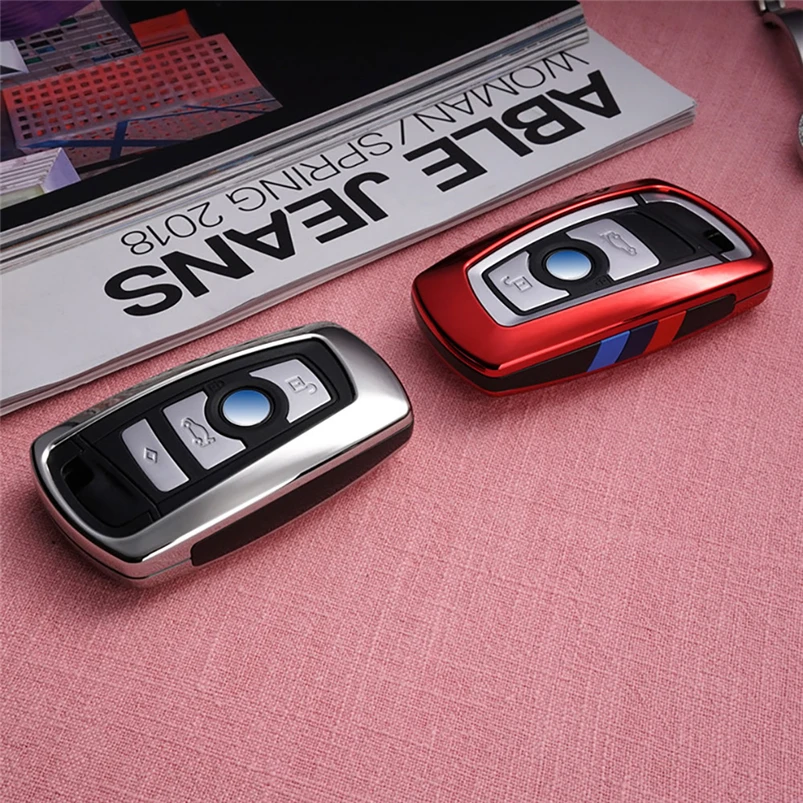 

High Quality ABS Smart Car Remote Key Case Shell Cover Holder Protector For BMW 1 2 3 4 5 6 7 Series X3 X4 M5 M6 GT3 GT5