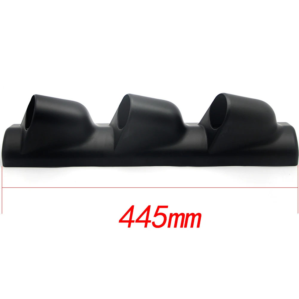 Универсальный черный 2 дюйма 52 мм Автомобильный тройной A-столб отверстия