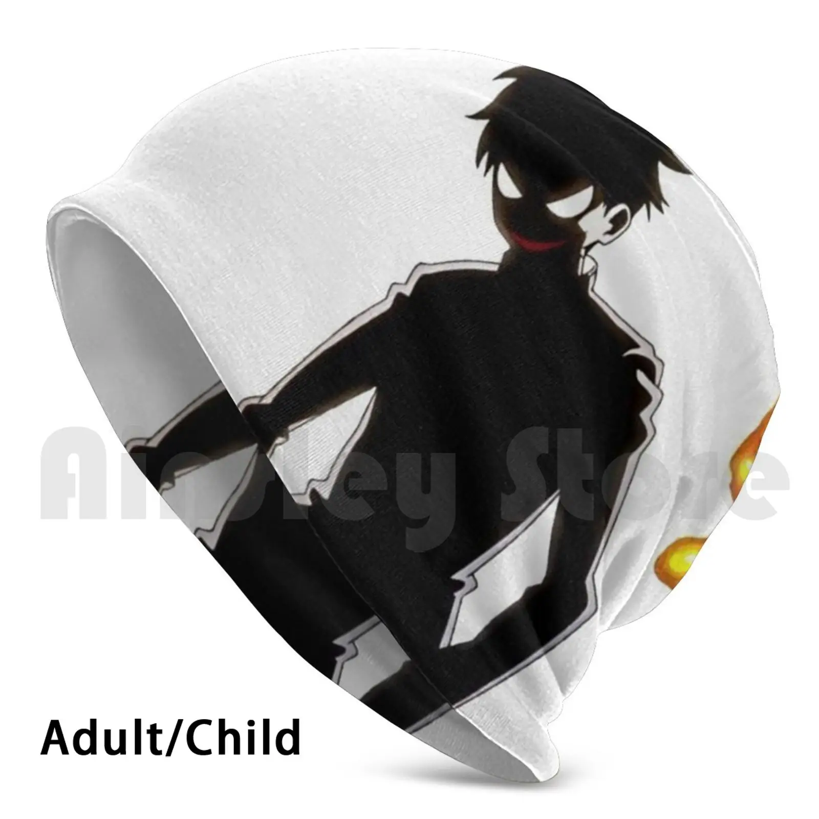 

Шапка-бини Shinra Demon Feet | Вязаная Шапка-бини уровень 3 Fire Fighter, шапка с принтом 2736, аниме пожарная сила