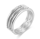 Модные кольца из нержавеющей стали унисекс, позолоченныепосеребренные кольца Atlantis для женщинмужчин, Обручальноесвадебное кольцо, ювелирные изделия