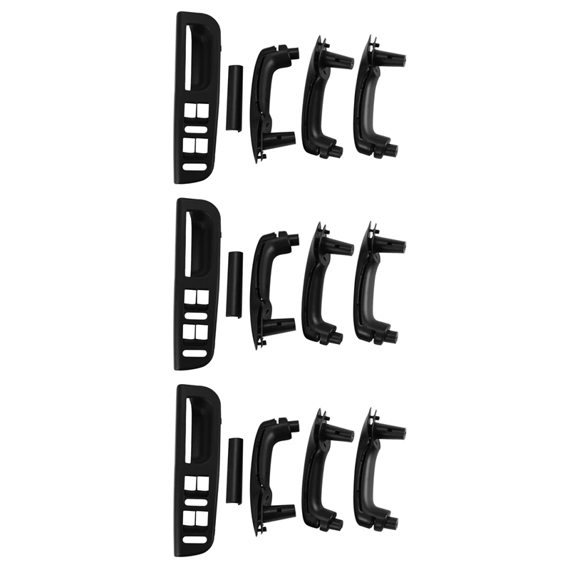 

3X Inside door handle door armrest for: 1999-2004 Bora Golf 4 MK4 Jetta