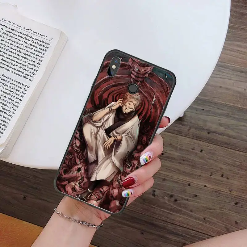 

Hot Jujutsu Kaisen Japan anime Phone Case For Xiaomi Redmi Note 4 4x 5 6 7 8 pro S2 PLUS 6A PRO