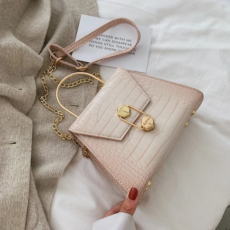 

Bag Women's Bag Luxury Bag Female Bag PU Chain Crossbody Bag Designer Handbag Baguette Bag