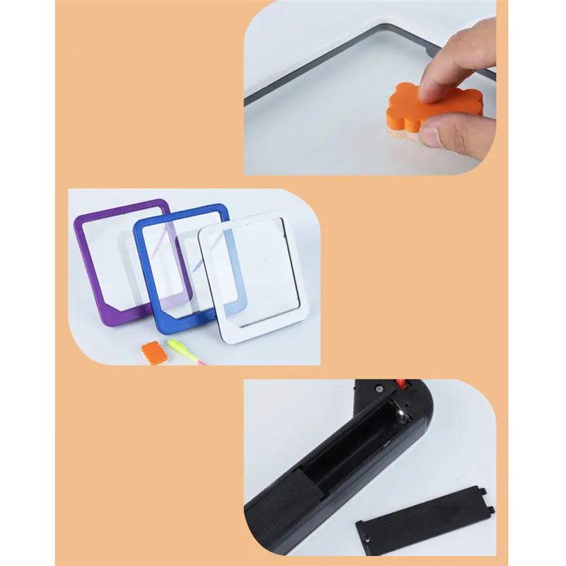 Светодиодная флуоресцентная доска для письма люминесцентная мигающая блокнот