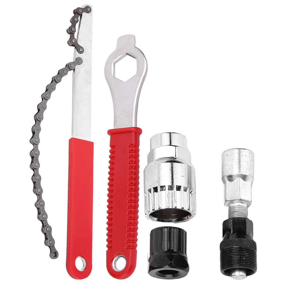 

Carbon Steel Bicycle Repair Tool Bracket/Flywheel/Chain/Crank Remover Multifunction Bike Accessory